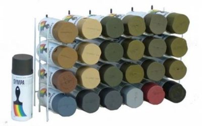 BOMBE DE PEINTURE OU VERNIS NUANCE DE KAKI ET MARRON Les ARCS sur Argens var