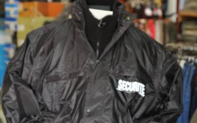 Coupe-vent sécurité noir de très haute qualité Hyères var