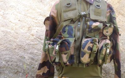 Gilet de combat airsoft noir ou camp Hyères