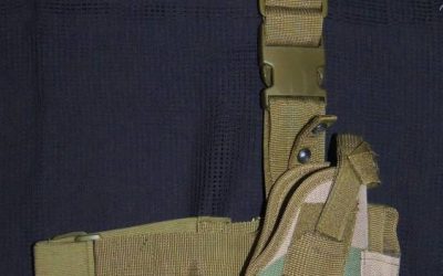 Holster de cuisse airsoft ARES noir ou camo kaki land dans le var