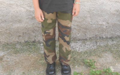 Pantalon de treillis militaire pour enfants