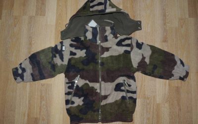 Veste polaire enfant réversible
